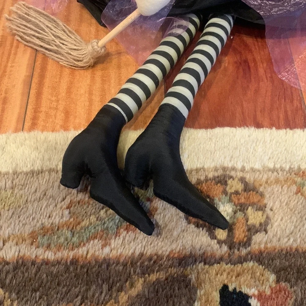 Halloween Decorative Friendly Purple Witch